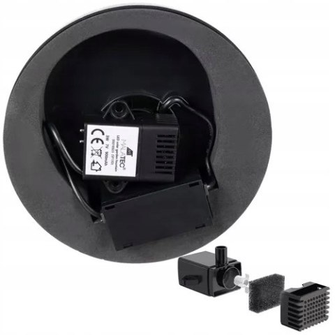 Fontanna Solarna Pompa do Oczka Wodnego Ogrodowa Pływająca LED Fontannowa