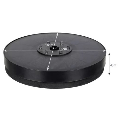 Fontanna Solarna Pompa do Oczka Wodnego Ogrodowa Pływająca LED Fontannowa