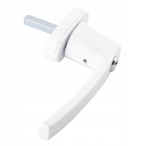 Klamka Okienna na Okno Balkonowa do Okien Okna Biała z Kluczykiem Zamkiem