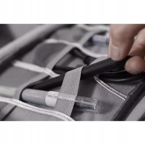 Organizer na Kable Kabli Etui Pojemnik na Ładowarki Torba + Uchwyt Podróżny