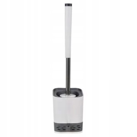 Szczotka do WC Toaletowa Toalety Silikonowa Łazienki Stojak Zestaw Komplet