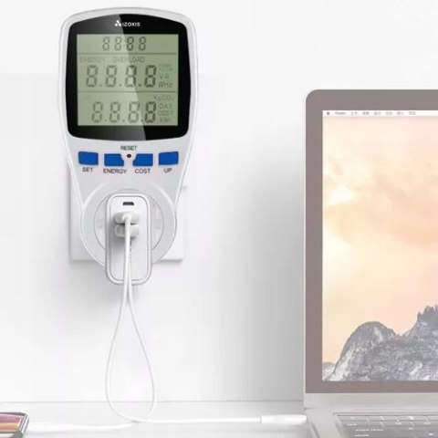 Watomierz Licznik Energii Miernik Prądu Zużycia Elektrycznej Poboru Mocy Watomierz Licznik Energii Miernik Prądu Zużycia Elektrycznej Poboru Mocy