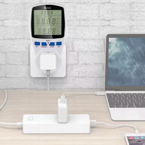 Watomierz Licznik Energii Miernik Prądu Zużycia Elektrycznej Poboru Mocy Watomierz Licznik Energii Miernik Prądu Zużycia Elektrycznej Poboru Mocy