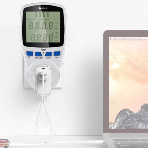 Watomierz Licznik Energii Miernik Prądu Zużycia Elektrycznej Poboru Mocy Watomierz Licznik Energii Miernik Prądu Zużycia Elektrycznej Poboru Mocy