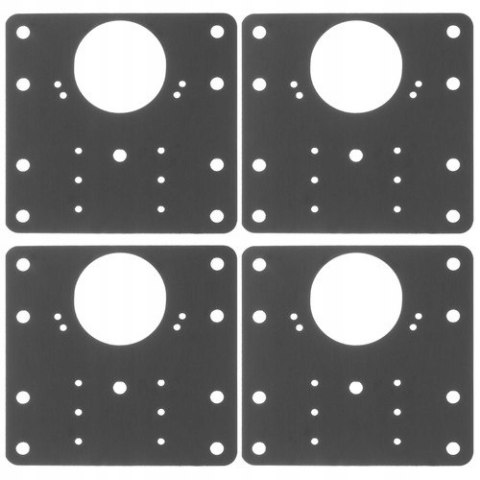 Zestaw Naprawczy do Wyrwanych Zawiasów Meblowych Płytka Naprawy Szafek x 4