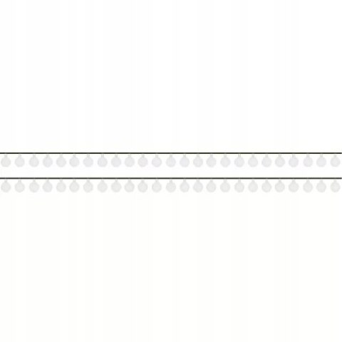 Girlanda Solarna LED Ogrodowa Lampki 50 Kul Świetlna Ogrodowe Solarne Kulki