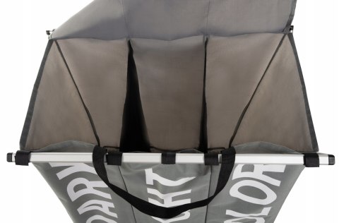 Kosz na Pranie Bieliznę Pojemnik Organizer Wolnostojący Pojemny 3 Komory XL Kosz na Pranie Bieliznę Pojemnik Organizer Wolnostojący Pojemny 3 Komory XL