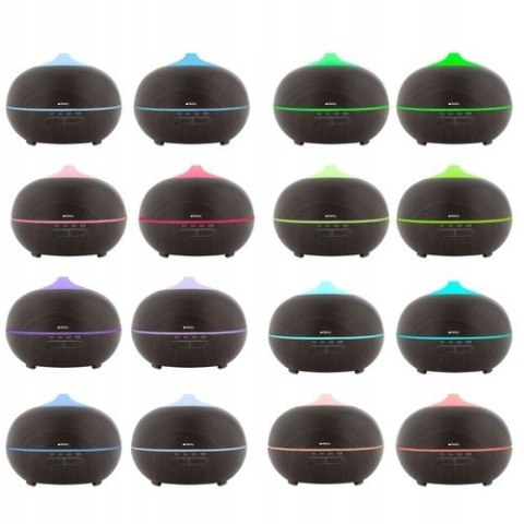 Nawilżacz Powietrza Dyfuzor Zapachowy Aromaterapia Lampka Jonizator + Pilot Nawilżacz Powietrza Dyfuzor Zapachowy Aromaterapia Lampka Jonizator + Pilot