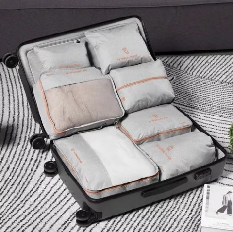 Organizer Podróżny do Walizki Torby Etui Zestaw Torba x 7 na Ubrania Buty Organizer Podróżny do Walizki Torby Etui Zestaw Torba x 7 na Ubrania Buty