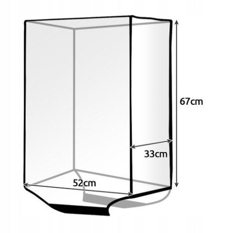 Pokrowiec na Dużą Walizkę Podróżną Ochronny Etui Bagaż Duży L Przezroczysty