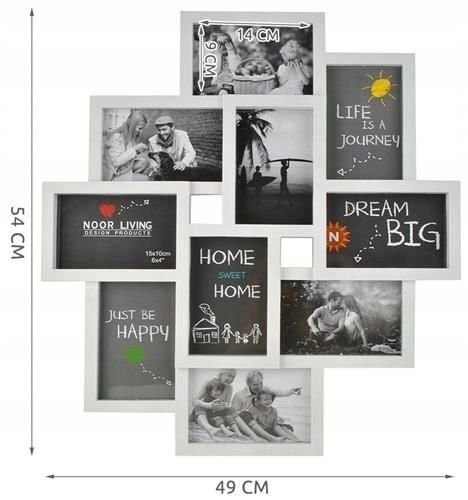 Ramka 3D na Zdjęcia Duża Multi Ramki na Foto 10 Zdjęć Fotografie Obrazki Ramka 3D na Zdjęcia Duża Multi Ramki na Foto 10 Zdjęć Fotografie Obrazki
