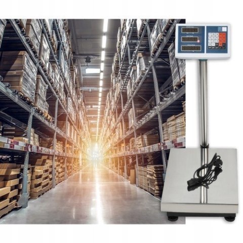 Waga Magazynowa Elektroniczna LCD Platformowa Dokładna Towarowa Platforma Waga Magazynowa Elektroniczna LCD Platformowa Dokładna Towarowa Platforma