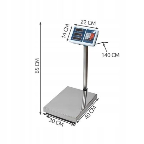 Waga Magazynowa Elektroniczna LCD Platformowa Dokładna Towarowa Platforma Waga Magazynowa Elektroniczna LCD Platformowa Dokładna Towarowa Platforma