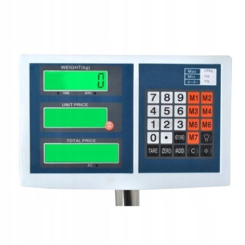 Waga Magazynowa Elektroniczna LCD Platformowa Dokładna Towarowa Platforma Waga Magazynowa Elektroniczna LCD Platformowa Dokładna Towarowa Platforma