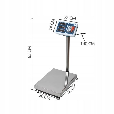 Waga Magazynowa Elektroniczna LCD Platformowa Dokładna Towarowa Platforma Waga Magazynowa Elektroniczna LCD Platformowa Dokładna Towarowa Platforma