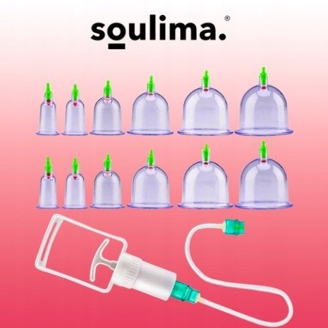 Bańki Chińskie Próżniowe Bezogniowe Cellulit 12szt Bańki Chińskie Próżniowe Bezogniowe Cellulit 12szt