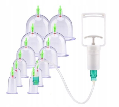 Bańki Chińskie Próżniowe Bezogniowe Cellulit 12szt Bańki Chińskie Próżniowe Bezogniowe Cellulit 12szt