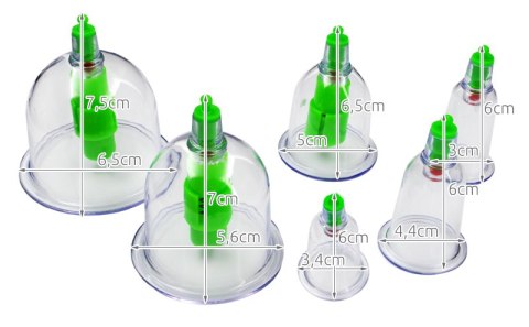 Bańki Chińskie Próżniowe Bezogniowe Cellulit 12szt Bańki Chińskie Próżniowe Bezogniowe Cellulit 12szt