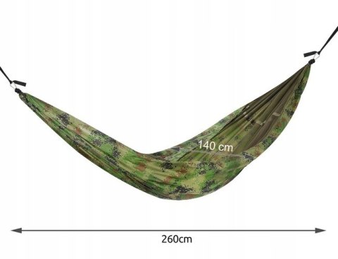 Hamak Turystyczny Przenośny Survival Ultralekki Podróżny + Moskitiera XL Hamak Turystyczny Przenośny Survival Ultralekki Podróżny + Moskitiera XL