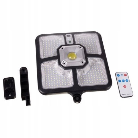 Lampa Solarna 220 LED 15 COB Ogrodowa Uliczna Czujnik Ruchu Zmierzchu Pilot Lampa Solarna 220 LED 15 COB Ogrodowa Uliczna Czujnik Ruchu Zmierzchu Pilot