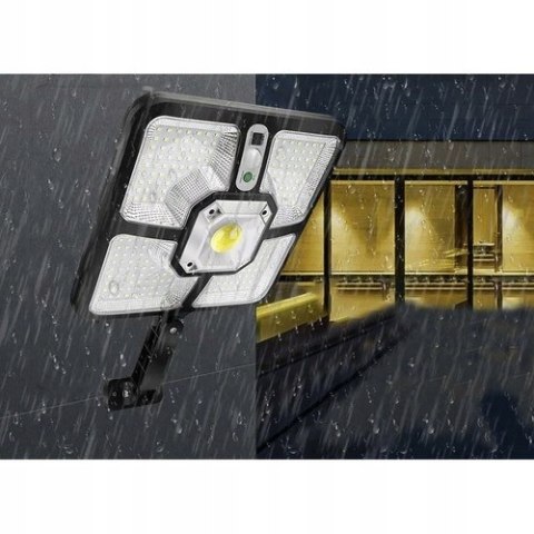 Lampa Solarna 220 LED 15 COB Ogrodowa Uliczna Czujnik Ruchu Zmierzchu Pilot Lampa Solarna 220 LED 15 COB Ogrodowa Uliczna Czujnik Ruchu Zmierzchu Pilot