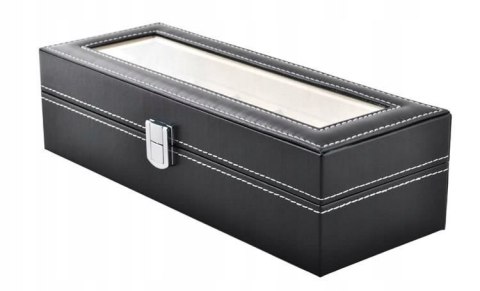 Organizer Pudełko Etui Szkatułka Na Zegarki do 6 Zegarków Pomysł na Prezent