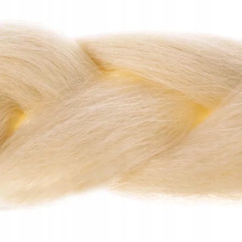 Włosy Syntetyczne 60 cm Warkocz Doczepiany Warkoczyki Jasny Blond Sztuczne Włosy Syntetyczne 60 cm Warkocz Doczepiany Warkoczyki Jasny Blond Sztuczne