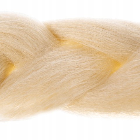 Włosy Syntetyczne 60 cm Warkocz Doczepiany Warkoczyki Jasny Blond Sztuczne Włosy Syntetyczne 60 cm Warkocz Doczepiany Warkoczyki Jasny Blond Sztuczne