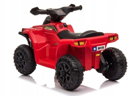 Bemi Pojazd Motorek Quad na Akumulator Silnik 35W 6V Czerwony Bemi Pojazd Motorek Quad na Akumulator Silnik 35W 6V Czerwony