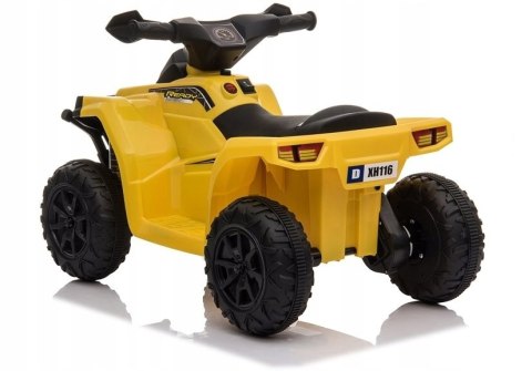 Bemi Pojazd Motorek Quad na Akumulator Silnik 35W 6V Żółty Bemi Pojazd Motorek Quad na Akumulator Silnik 35W 6V Żółty