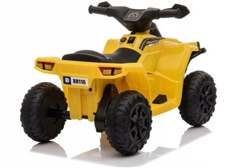 Bemi Pojazd Motorek Quad na Akumulator Silnik 35W 6V Żółty Bemi Pojazd Motorek Quad na Akumulator Silnik 35W 6V Żółty