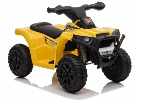 Bemi Pojazd Motorek Quad na Akumulator Silnik 35W 6V Żółty Bemi Pojazd Motorek Quad na Akumulator Silnik 35W 6V Żółty