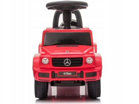 Jeździk Mercedes G-Class Skóra Klakson Licencja Czerwony