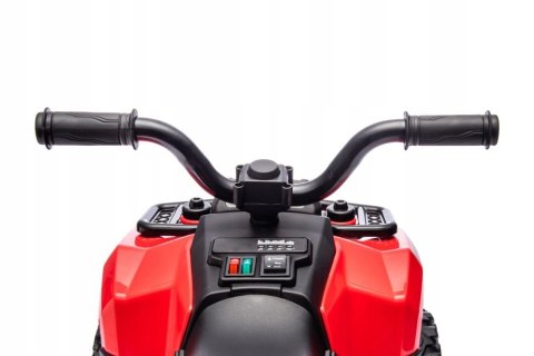 Quad na Akumulator 6V 35W Piankowe Koła Światła Led Muzyka Czerwony
