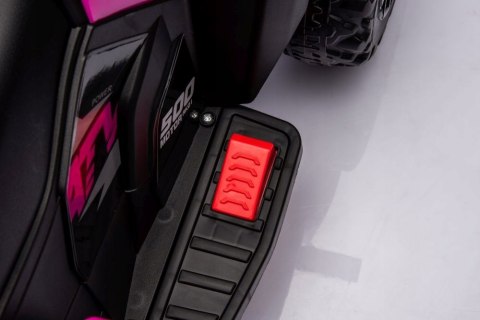 Quad na Akumulator 6V 35W Piankowe Koła Światła Led Muzyka Różowy Quad na Akumulator 6V 35W Piankowe Koła Światła Led Muzyka Różowy