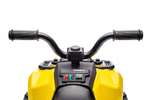 Quad na Akumulator 6V 35W Piankowe Koła Światła Led Muzyka Żółty