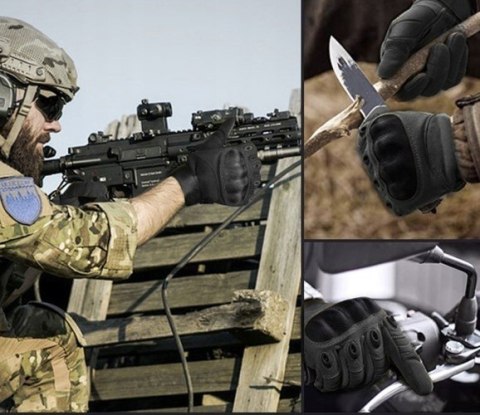 Rękawiczki Taktyczne Bojowe Survival Dotykowe Ochronne L Rękawiczki Taktyczne Bojowe Survival Dotykowe Ochronne L