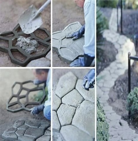 Duża Forma do Kostki Brukowej Betonu Ścieżka Kocie Łby Ogrodowe Ścieżka Duża Forma do Kostki Brukowej Betonu Ścieżka Kocie Łby Ogrodowe Ścieżka