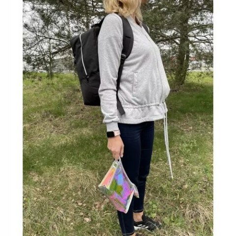 Plecak do Samolotu Bagaż Podręczny Torba Podróżny Lekki +Kosmetyczka Czarny Plecak do Samolotu Bagaż Podręczny Torba Podróżny Lekki +Kosmetyczka Czarny