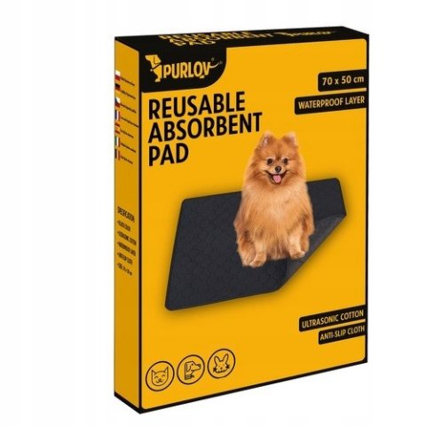 Podkład Higieniczny Chłonny 50x70cm Mata dla Psa Wielorazowy Antypoślizgowy Podkład Higieniczny Chłonny 50x70cm Mata dla Psa Wielorazowy Antypoślizgowy