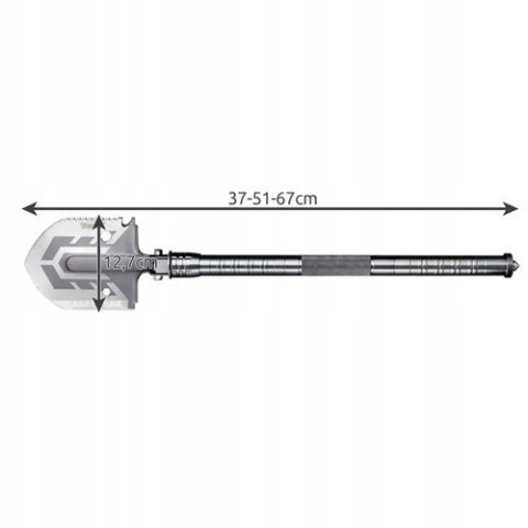 Saperka Składana Wojskowa Łopata Survival Wielofunkcyjna + Niezbędnik 16w1