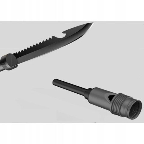 Saperka Składana Wojskowa Łopata Survival Wielofunkcyjna + Niezbędnik 16w1