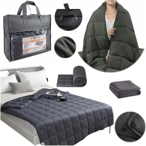 Kołdra Obciążeniowa Koc Sensoryczny Antystresowy 150x200cm 6 kg + Torba Kołdra Obciążeniowa Koc Sensoryczny Antystresowy 150x200cm 6 kg + Torba