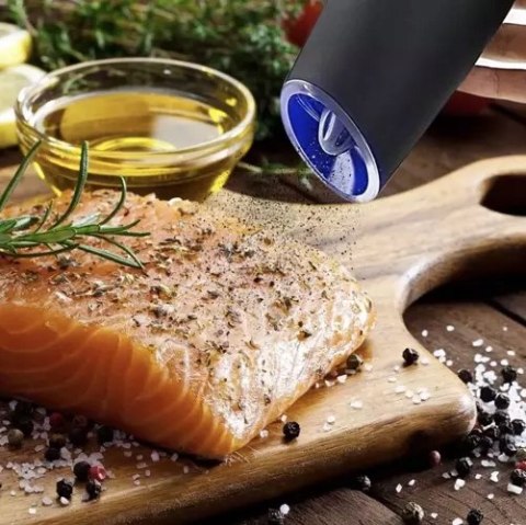 Młynek Elektryczny Zestaw Młynków do Soli Pieprzu