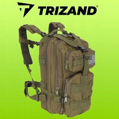 Plecak Turystyczny Trekkingowy Sportowy Wojskowy Taktyczny Khaki Męski XL Plecak Turystyczny Trekkingowy Sportowy Wojskowy Taktyczny Khaki Męski XL