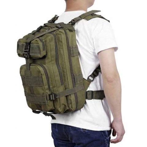 Plecak Turystyczny Trekkingowy Sportowy Wojskowy Taktyczny Khaki Męski XL Plecak Turystyczny Trekkingowy Sportowy Wojskowy Taktyczny Khaki Męski XL