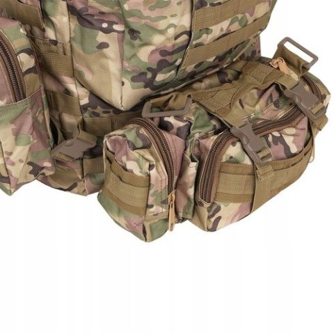 Plecak Turystyczny Trekkingowy Sportowy Wojskowy Taktyczny Moro Męski XXL