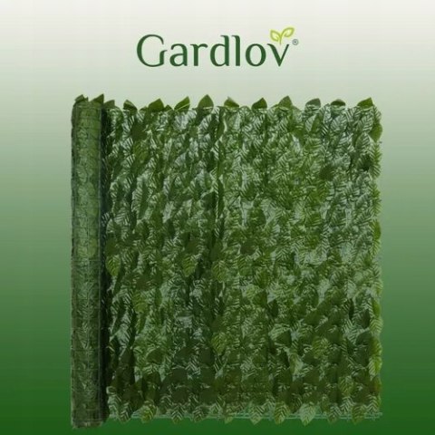 Sztuczny Żywopłot Bluszcz Osłona na Balkon Ścianę Zielona Mata 3m Roślinny