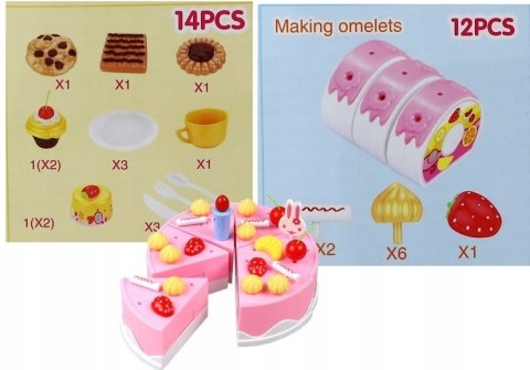 Zestaw Przyjęcie Urodzinowe Tort Do Krojenia Deser Zestaw Przyjęcie Urodzinowe Tort Do Krojenia Deser