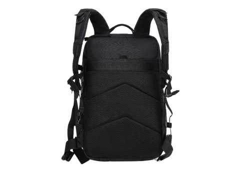 Duży Plecak Militarny Wojskowy Taktyczny Czarny 40-60L